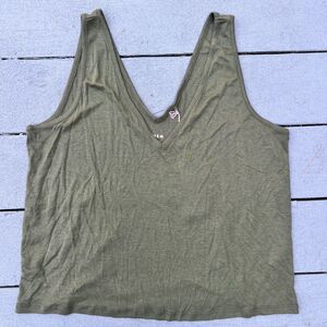 Boden Green Basic Simple Tank Top-Size L